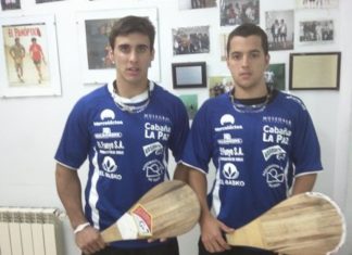 El equipo del pala del Centro Vasco de Tandil, subcampeón de la provincia de Buenos Aires