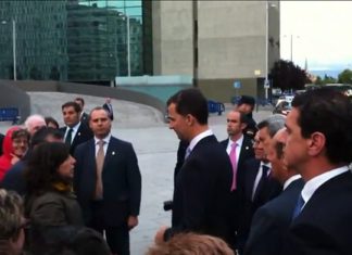 El heredero al trono del Reino de España espeta a una republicana «que ya ha conseguido su minuto de gloria»