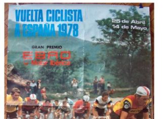 La Vuelta a España y la verdadera razón de que dejase de pasar por el País Vasco Cartel de la ultima Vuelta que pasó por la CAPV antes de que el Gobierno Vasco pagara por que pasase la de 2011