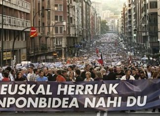 Primera información sobre la manifestación convocada por los firmantes del Acuerdo de Gernika