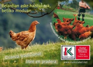 Pollo estofado a la vasca desde un diario de Oregón