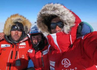 Tres vascos se preparan para atavesar la Antártida