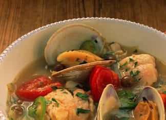 Cazuela vasca de mariscos desde la BBC