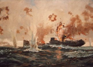 Ha muerto el último superviviente vasco de la batalla del Cabo Matxitxako. Goian Bego