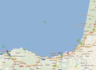 Cómo saber qué barcos navegan por el Golfo de Bizkaia