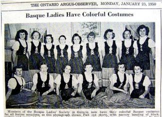 La comida de Navidad del Club Vasco de Ontario (Oregón)