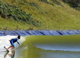 Wavegarden en marcha: haciendo surf en mitad de los Pirineos vascos