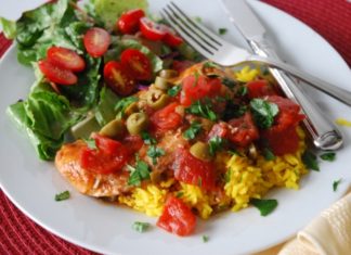 Poulet de Basquaise una receta vasca desde Berks, Pensilvania