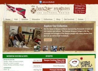 Nueva web del Basque Museum & Cultural Center de Boise