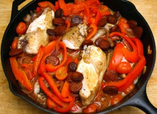 Otra receta de pollo a la vasca