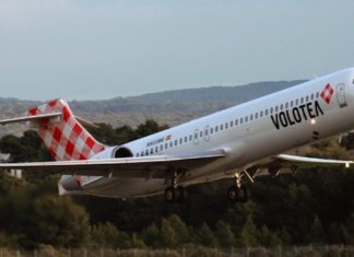 Bilbao y Venecia conectadas directamente por Volotea Un avión de la compañía aérea Volotea