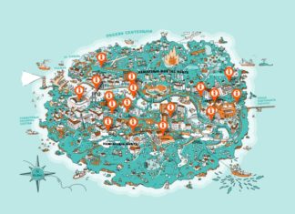 Un mapamundi interactivo de Bilbao, el centro del mundo mundial