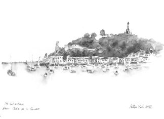 Una visión de la Costa Vasca por un artista británico