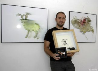 Un artista de Azkoitia, residente en México, expone en Quito (Ecuador)