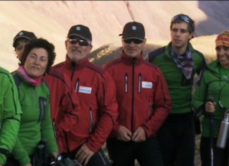 El Conquistador del Aconcagua visto desde Argentina