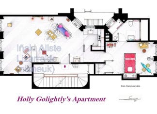 Un decorador vasco dibuja los planos de las casas de las series y el cine