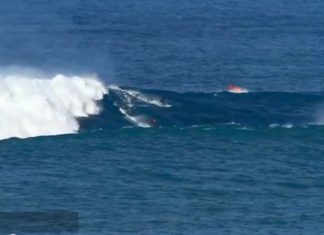 La ola gigante de Belharra aparece de nuevo. Una alegría para los surfistas (con vídeos)