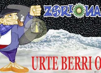 Zorionak eta Urte Berri On (con una joya grabada hace 60 años en Tolosa)