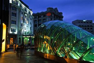 Una selección de Metros-Icono. Incluyendo Metro Bilbao