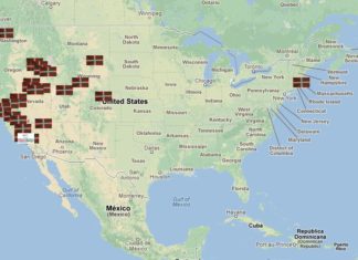 El impresionante mapa de los Festivales vascos en USA