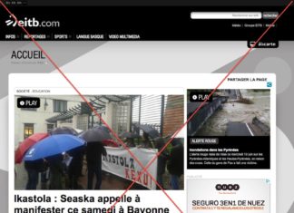 ¡No! al cierre de la edición en francés de EITB.COM