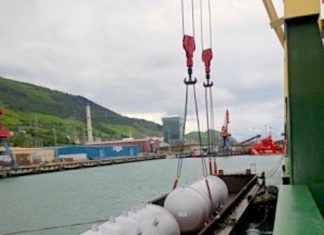 4 calderas de 200 t. (cada una) salen de Bilbao rumbo a Arabia Saudí