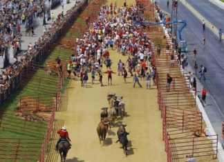 Encierros en USA. La producción en serie llega a los Sanfermines (Con vídeo)