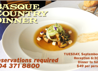 Salmorejo y Ratatouille en una Basque Country Dinner