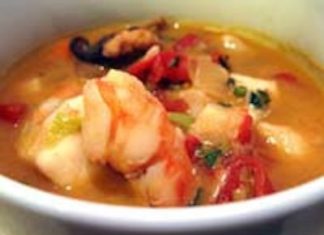 Un Guiso vasco de marisco