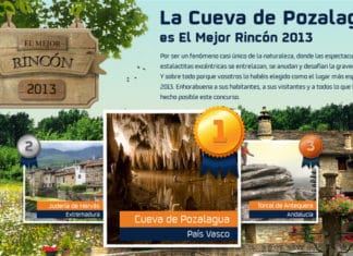 Entre todos, lo conseguimos. ¡La Cueva de Pozalagua elegida Mejor Rincón 2013!