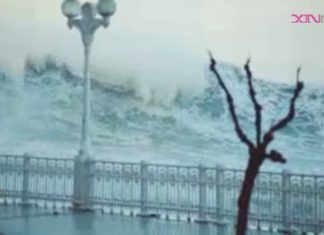 El temporal en la Costa Vasca, contado desde MSN Singapur (vídeos)