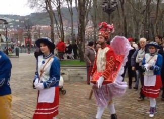 Carnavales 2014: La «Maskarada de Zuberoa» en Bilbao (vídeo)