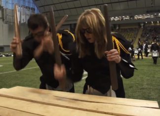 Increible, pero cierto: Una Txalaparta en la Banda de la Universidad de Idaho