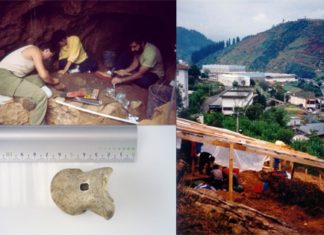 La UPV/EHU participa en un estudio que modifica de forma substancial la «historia» de la Prehistoria An international team of university researchers has concluded that a meeting between a Neanderthal and one of the first humans did not take place on the Iberian Peninsula. (Photo : Courtesy of the University of the Basque Country)