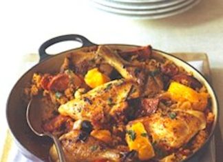 Una receta de «pollo a la vasca» desde Gran Bretaña Chicken basque