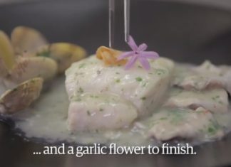 The Guardian: en San Sebastian, «merluza en salsa verde» (video) The Guardian. Let them eat hake! A classic Basque recipe