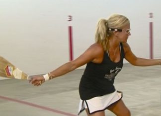 ¿Podrán conseguir los vascos de USA que la Pelota vasca vuelva a ser deporte oficial olímpico? Esther Ciganda, respresentante de USA en el mundial de Pelota Vasca de México (Photo: Paul Boehlke, KTVB)