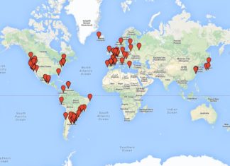 El mapa de los restaurantes vascos en el mundo Munduko Euskal Jatetxeak - Basque restaurants in the World - Restaurantes vascos en el mundo - Restaurants basques dans le monde