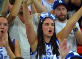 Valoración desde Bolonia de los Mundiales de Baloncesto en Bilbao: 9-9-2 Aficionados finlandeses en el Mundial de Baloncesto de Bilbao 2014