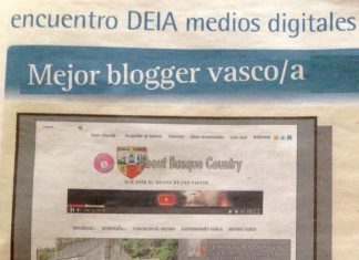 Hemos sido nominados al premio «mejor blogger vasco/a» de Deia AboutBC nominado para el premio "mejor blogger vasco/a" de DEIA