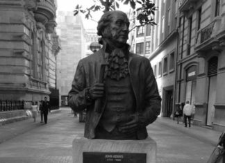 ¿Por qué tiene Bilbao una estatua dedicada a un presidente de los USA? Estatua de recuerdo a la presencia de John Adams en Bilbao y a su análisis de la "República Foral de Bizkaia"