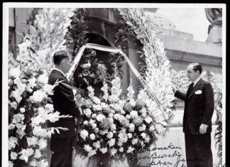 Decenas de miles de fotografías de la Diáspora vasca catalogadas y disponibles El Lehendakari Aguirre en su visita a Mexico de 1942