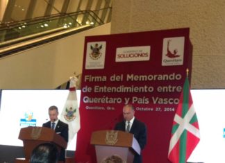 Repercusiones de la visita oficial del Lehendakari a México El gobierno del estado de Querétaro y el País Vasco firmaron el memorándum de acuerdo para una relación bilateral entre ambos pueblos,