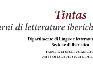 Antología de poesía vasca contemporánea, traducida al italiano Cabecera del Magazine Tintas de la Universidad de Milán