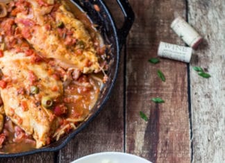 Desde Oregón: Pollo vasco picante con arroz al azafrán The Wanderlust Kitchen - Spicy Basque Chicken with Saffron Rice