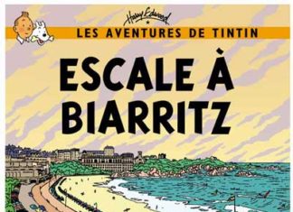 Las aventuras de Tintin en Euskadi Tintin. Escale a Biarritz. Pastiche de Harry Edwood