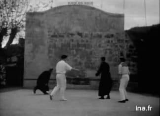 Francia 1951: La Pelota es el Deporte Nacional Vasco (vídeo) Imagen del vídeo sobre la Pelota Vasca rodado en 1951