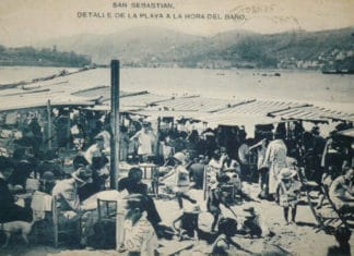 Argentinatik: Donostiako postal zaharrak San Sebastián Hora Del Baño