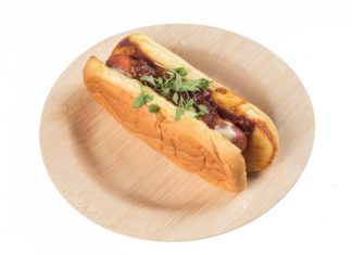 Un «basque dog» en el restaurante Huertas de Nueva York "Basque dog" del Restaurante Huertas de New York (Fotografía: Tony Cenicola/The New York Times)