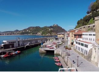Donostia ezagutu “drone begiz” (bideoa) Donostia a vista de drone
